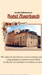 Mobile Screenshot of hotelauerbach.de